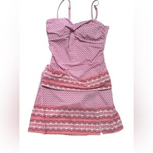NWT - Talbots Cabana Life Tankini And Matching Swim Skort